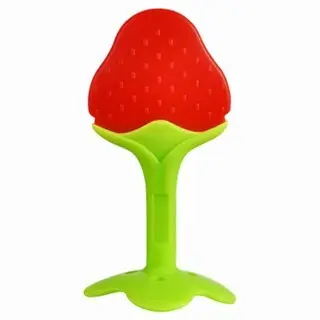Teether bahan silikon gigitan bentuk buah Baby fruit teether GS-01 2