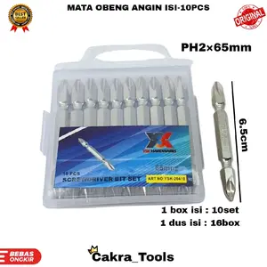 MATA OBENG ANGIN ISI-10 PCS / MATA OBENG obeng  kembang