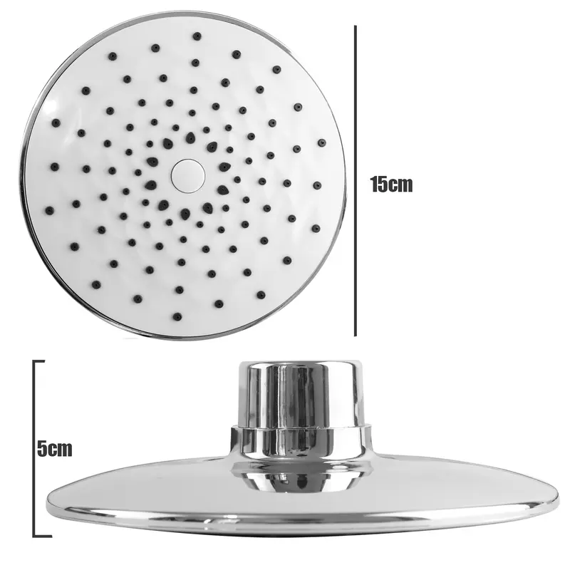 Head Shower Bulat Minimalis Kepal Shower Bulat Minimalis Abs Chrome  DP-41 3
