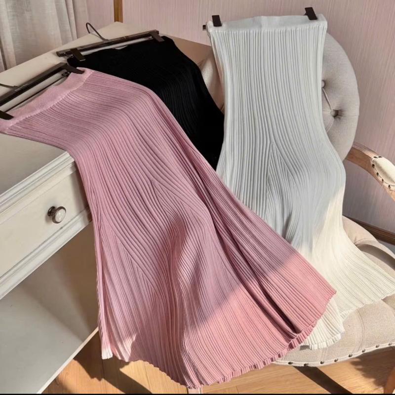 QC Loại 1 Chân váy len Đuôi Cá gân mới 2024 chất len gân mịn mềm mại nữ tính 85cm và 90cm C15 Women