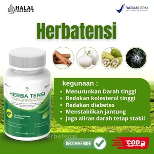 HERBATENSI- Obat herbal penurun darah tinggi, kolesterol, diabetes, gula darah tinggi, dan jantung BPOM HALAL