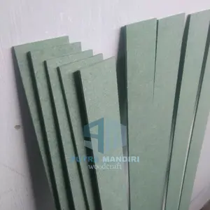 Wall batten 6 mm HMR Lebar 3cm Tebal 6mm Panjang Custom Pilihan Ukuran HMR & MDF Bahan Dekorasi Furniture Kayu Estetik Tahan Lama batten wall