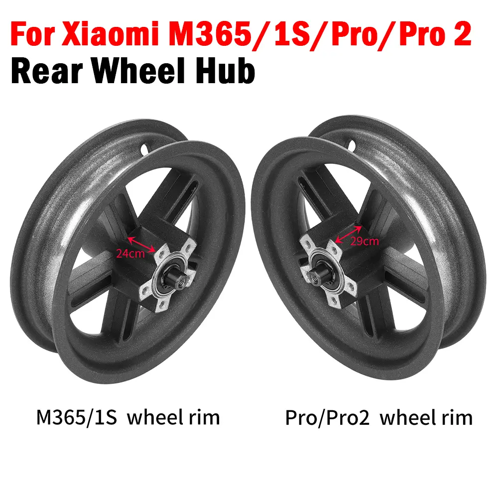 8.5 Inch Rear Wheel Hub For Xiaomi M365 / Pro / 1S / Pro 2 Electric Scooter Steel Tire Repair Spare Parts
