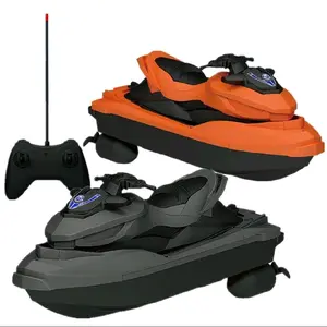 Mainan Anak Remot Kontrol Air Jetski Hitam Oren Control Remote Toys Kapal