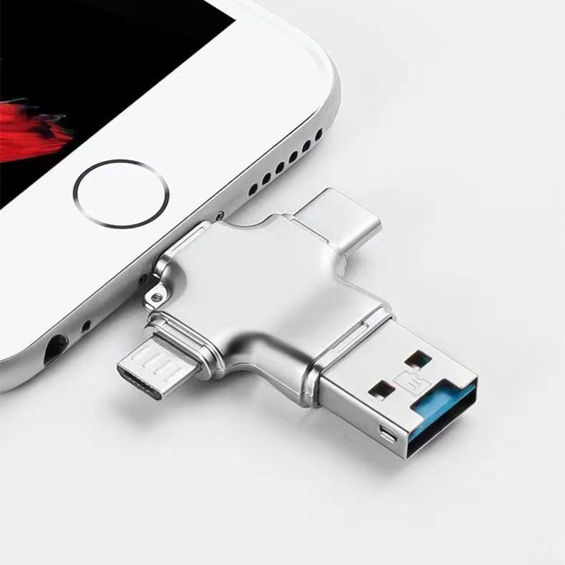 Penyesuai OTG Jenis-C USB-C USB Iph ke Kad Memori TF SD Mikro, UGULINK ...
