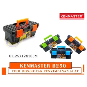 0ANJANISHOOPS KENMASTER Tool Box Mini b250 / Kenmaster Kotak Perkakas / Tempat Penyimpanan