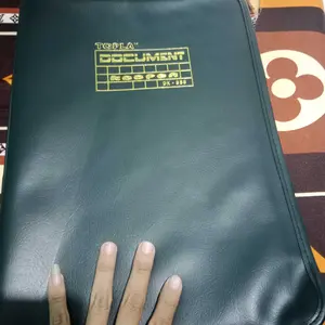 Topla Document Keeper 888 | Map Dokumen Folio A4 F4 Resleting Anti Air Isi 20/40/60 | Map Ijazah Plastik dengan Handle