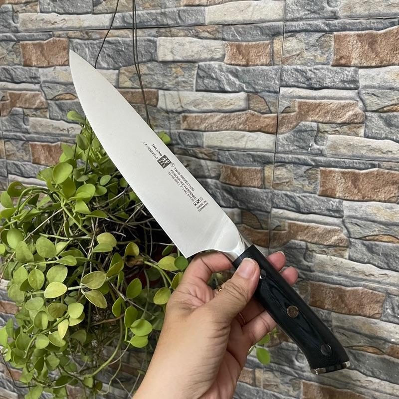 Dao nhà bếp dùng thái lọc thịt cá cán thép, 34cm