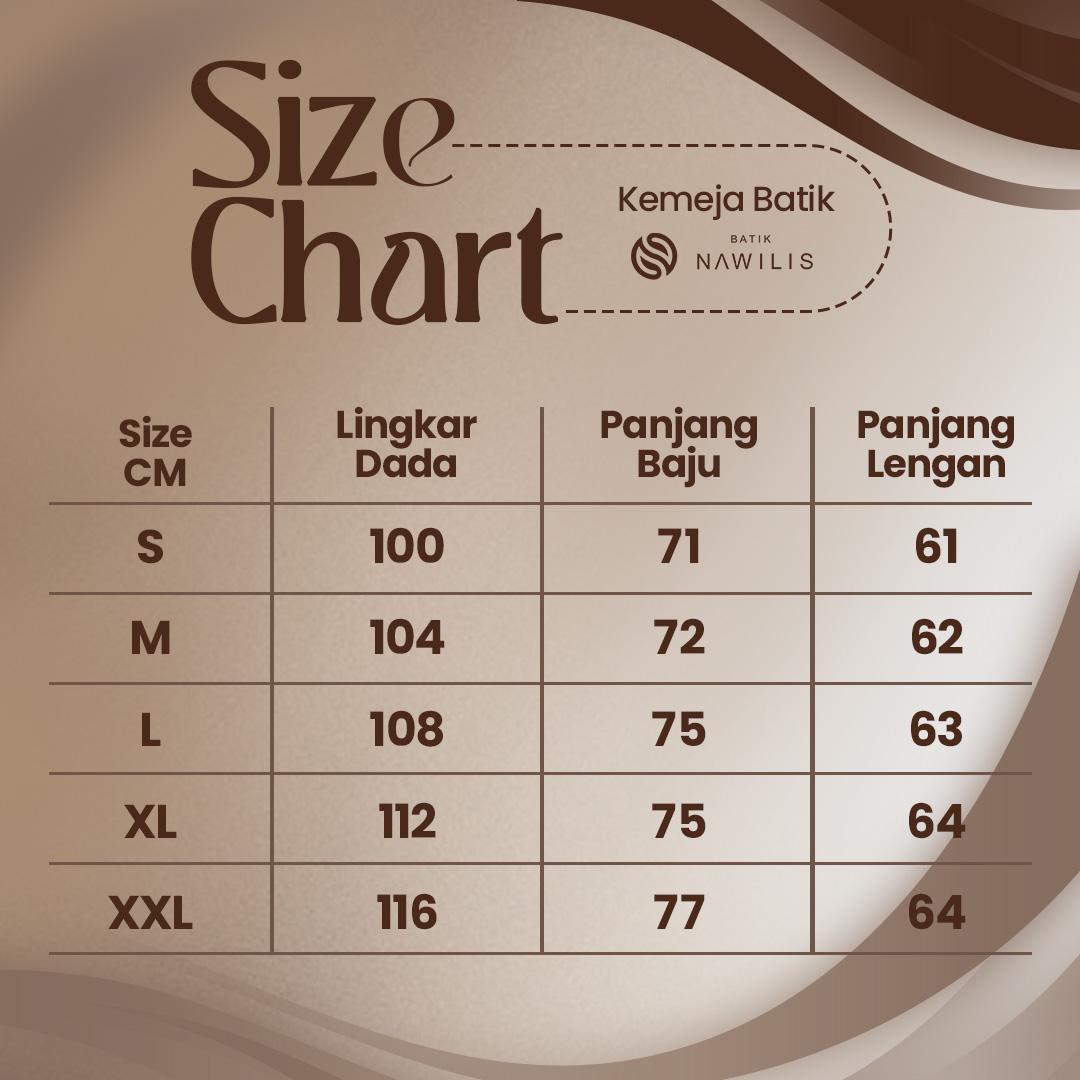 BATIK NAWILIS Kemeja Katun Pria SlimFit Lapis Furing Premium Motif MARAPI