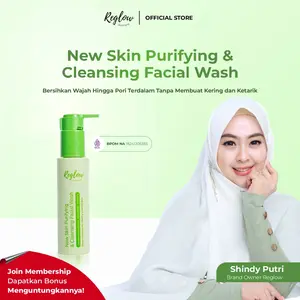[Official] Reglow Facial Wash Skin Purifying And Cleansing - Pembersih Wajah Untuk Kulit Kusam Serta Berjerawat