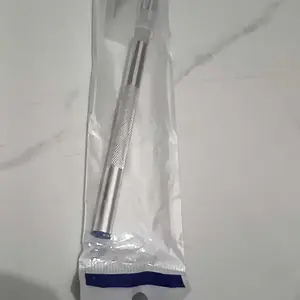 6 buah mata pisau + 1 buah pegangan pisau/Cutter Hobby Crafting Art Knife Metal Handle Blade Pisau Bonsai Sayat Ukir Pen Cutter Set Mata dan Gagang Art Knife