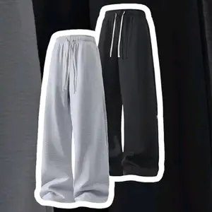 Kulot Highwaist Celana wanita Korean Kulot Lembut  pinggang karet meral Celana Kekinian Terbaru Celana Panjang Pinggang Pulkaret Standar celana highwaist celana