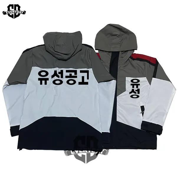 Jaket Study Group Yusong Geonyeob Park Gamin Jiwo Manhwa Parka Taslan Unisex Pria Wanita Cewe Outdoor Nyaman Sport 0