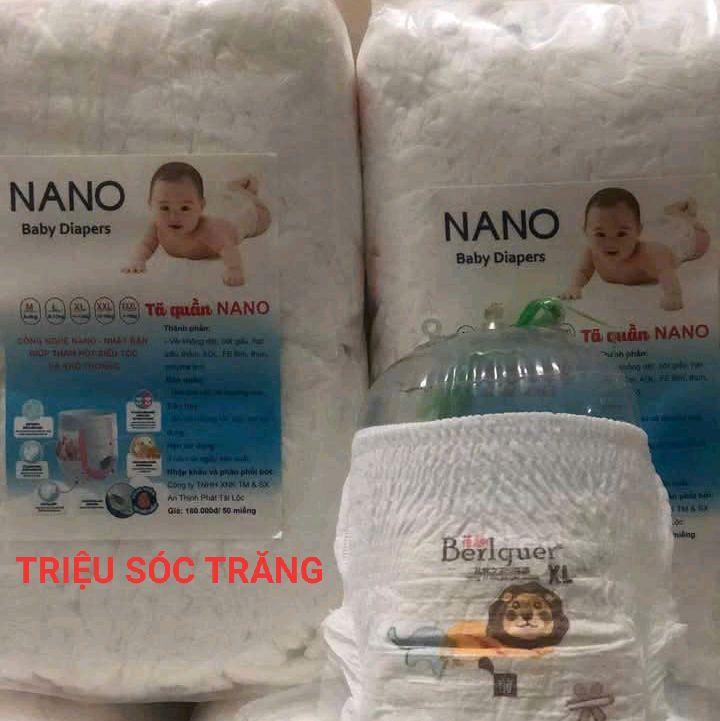   HCM  100 miếng bỉm quần nano  Fom Bo  chống tràn hiệu quả bỉm dán dành cho bé tổng cộng 2 túi  giao hoạ tiết ngẫu nhiên  