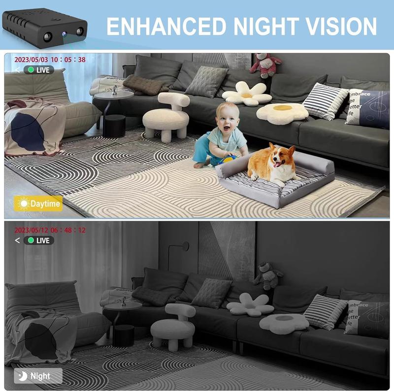 Product Introduction of Wireless WiFi Camera HD1080P Mini with Video Recording Live Feed,Baby Monitor with Night Vision,Remote Viewing for Surveillance Camera with iOS,Android APP 18