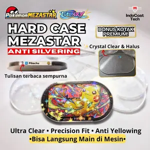 Hardcase V11 OFFICIAL Mezastar Crystal Clear Pelindung Pokemon Tag Anti Lecet Kokoh Akrilik