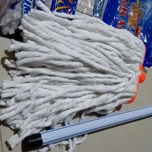 [COD] DRAGON Mop Pel P15 Sumbu Pembersih Lantai Gagang Besi 110 Cm Kain Serap Air MP211