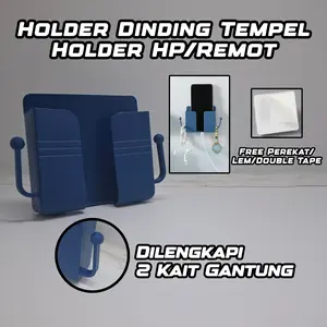 Holder HP Remot Tempel Dinding 2 Kait Bisa Nempel di Dinding Holder HP Remot Holder Tempel FREE PEREKAT Holder HP Remot Tempel Dinding 2 Kait Bisa Nempel di Dinding Holder HP Remot Holder Tempel FREE PEREKAT