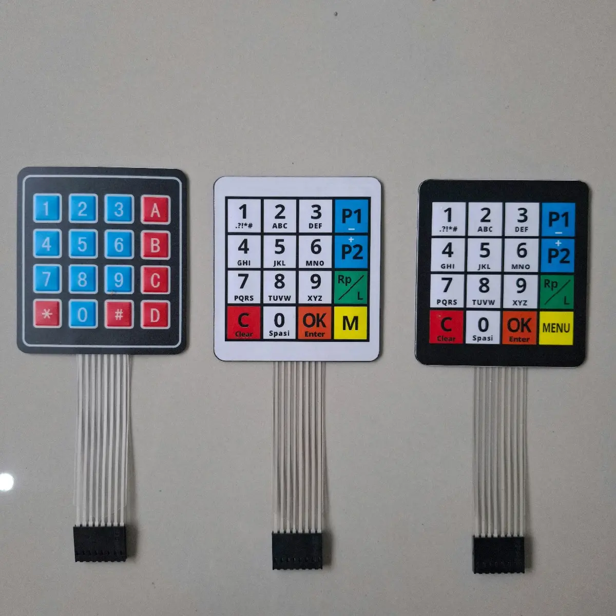 Tombol Keypad Pom Mini Keypad standar, Keypad Laminasi dan Keypad Best Presset Pom Mini Pertamini Digital