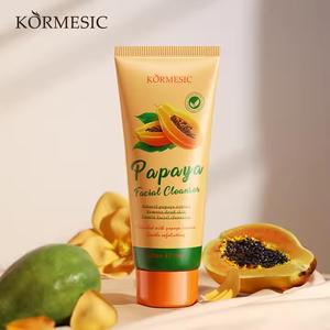 3 in 1 Set FDA KORMESIC Papaya Exfoliating Cleanser Natural Facial Dewy Radiance Cream Organic Facial Cleaner for Moisturizer Daily Care Plus Eyebags Remover Cream Facial Serums Nose Cream Trend Sunscreen Gel Whitening Repair Cream Cleansing Balm