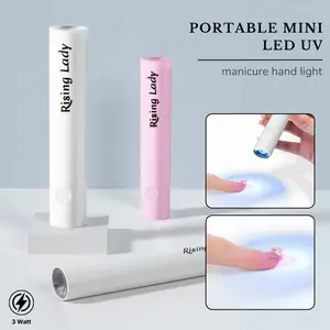 Rising Lady Hand Light 3watt USB Charging Cable Portable/Nail Art Lamp Cepat Kering/Dapat Diisi Ulang Lampu Fototerapi Aksesori Manikur