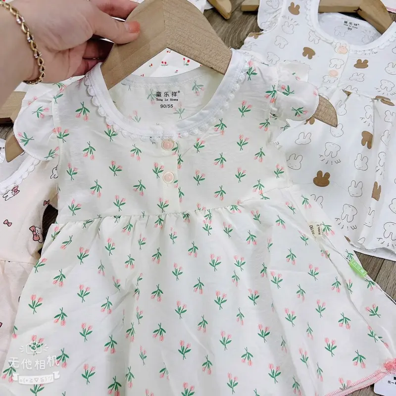 [Sunbeo]  Váy babydoll bé Gái màu ngẫu nhiên