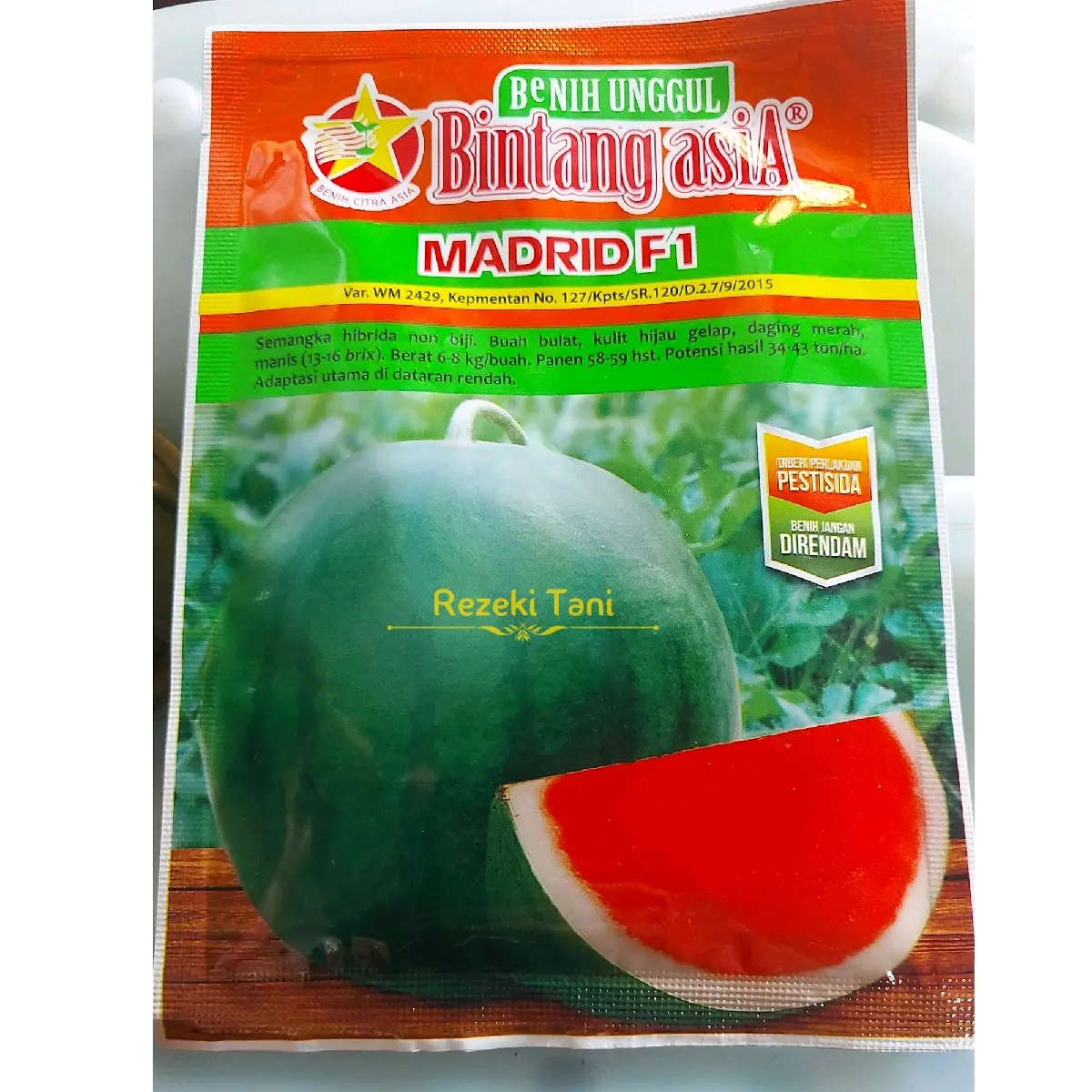 Benih Semangka Madrid F1 20gr Bintang Asia