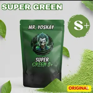 MR YOSKAY Teh Bubuk JKR Super Green Original Teh Bubuk S premium Kualitas Terbaik