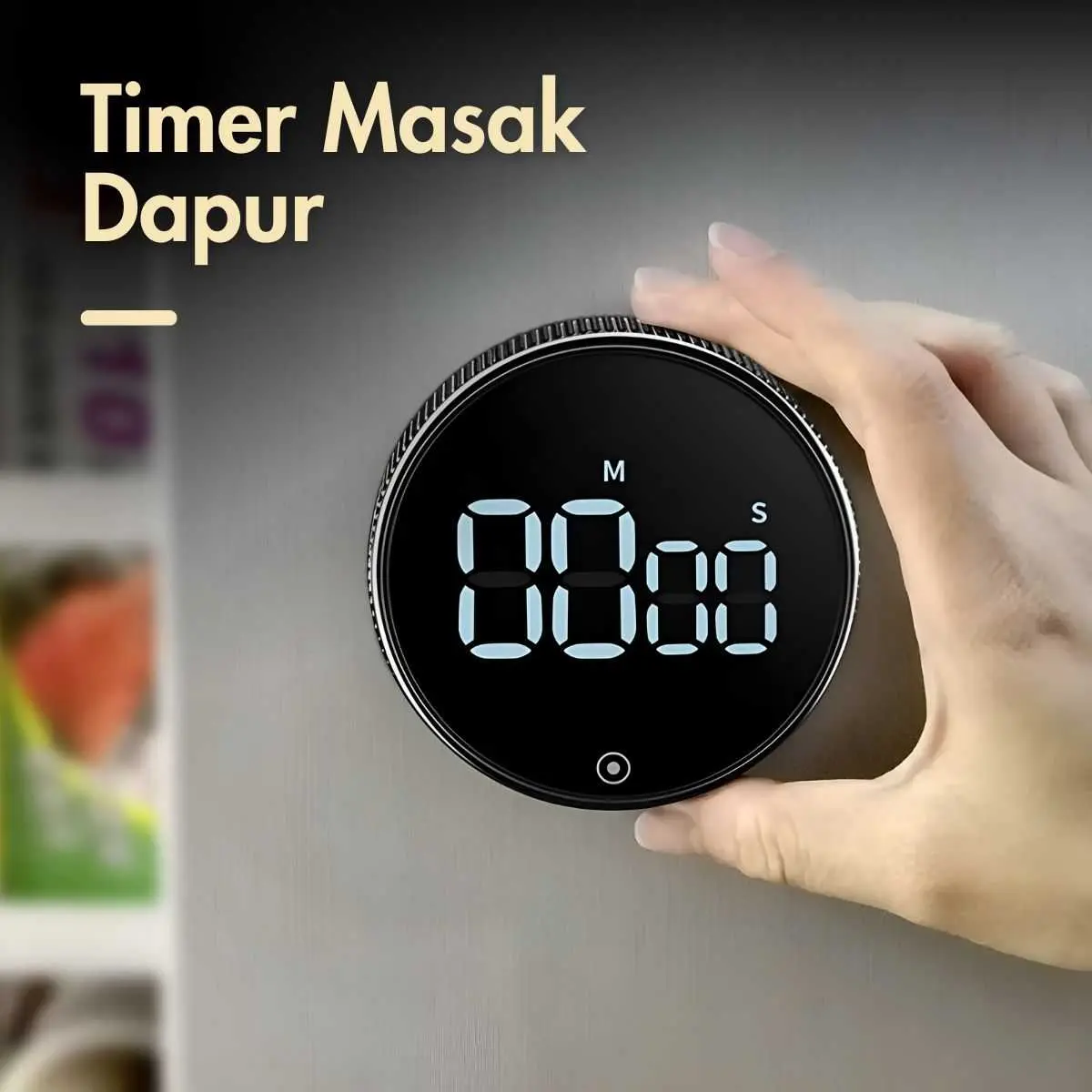 WEMGO Timer Masak Dapur Digital Rotary Kitchen Countdown - H-217