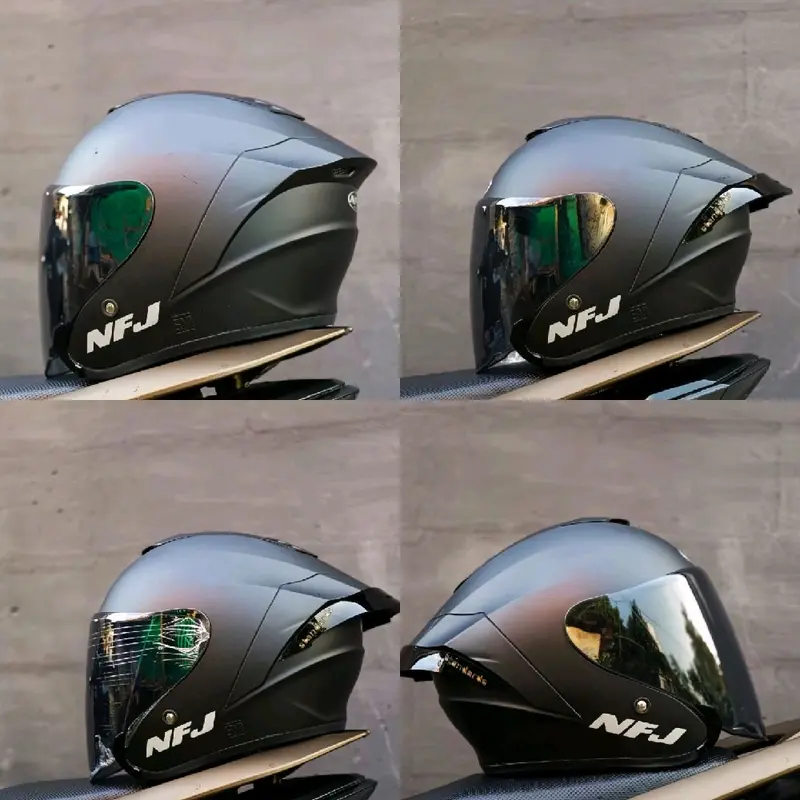 HELM MLA KAIROZ,PAKET GANTENG VENOM FLAT VISOR SLOT INTERCOM SINGLE VISOR 3