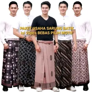 #PAKET USAHA kodian isi 20pcs MOTIF KEKINIAN GUS IQDAM. Sarung batik printing tembus sarung gus iqdam santri