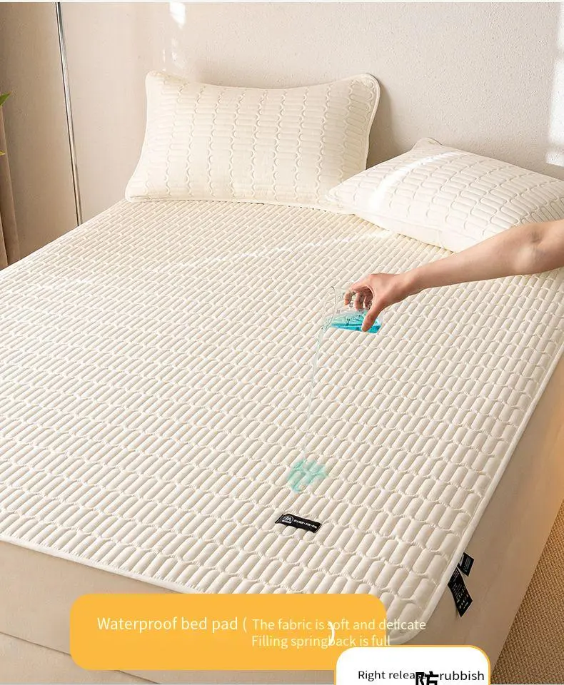 100%Waterproof Mattress Topper Antibacterial Matress Protector Single queen, super king size Bed Toper 100% tatami waterproof sheets Bed Protector Bed Pad Mat white fade resistant sheets & pillowcases cadar