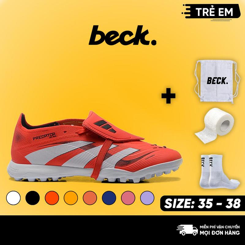 Giày Bóng Đá Trẻ Em Predator 25 Pro, Beck, Đế Đinh TF, Bám Sân, Các Màu Sắc, Sân Cỏ Nhân Tạo