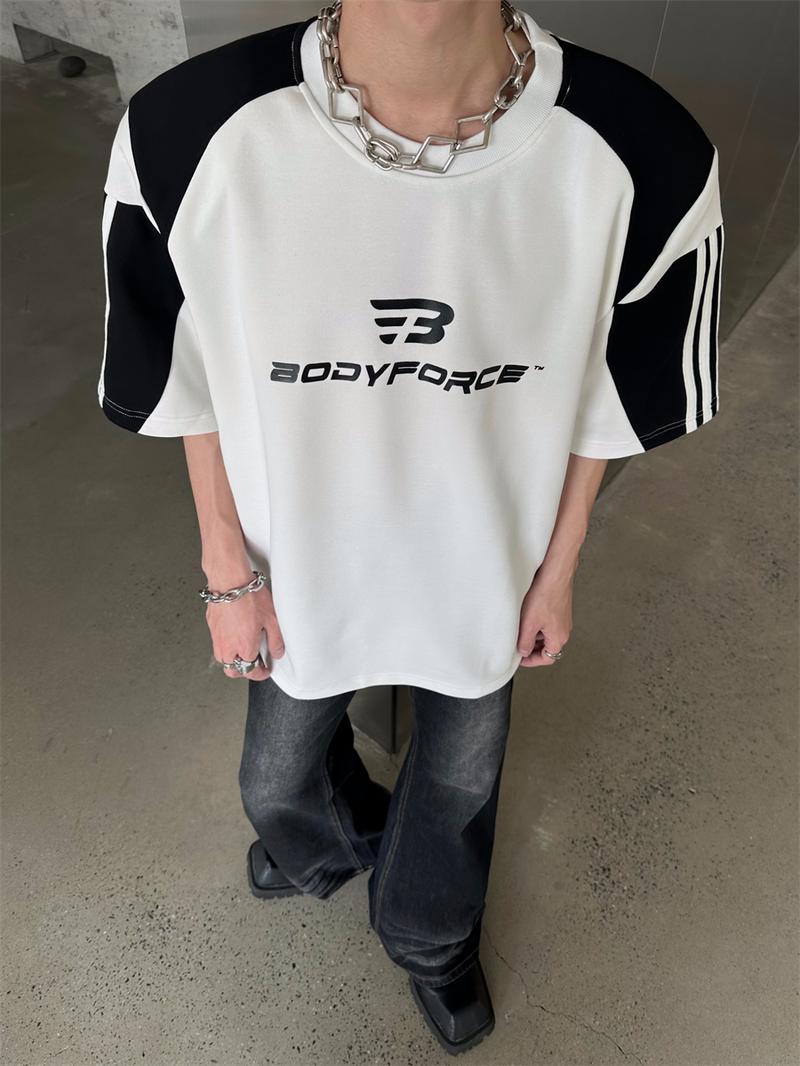 Product Introduction of High quality 2 Color v neck Winnersquad printed T-shirt for both men and women 11