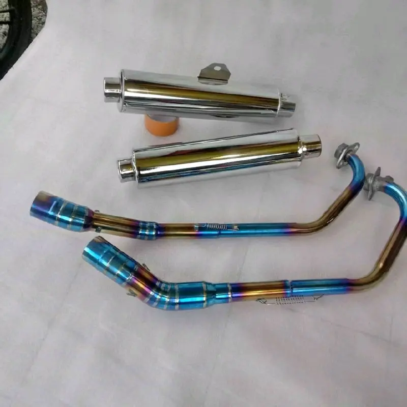 KNALPOT CKD STANDAR/BOBOK SATRIA FU SUPRA X 125 VIXION VERZA SONIC CB 150R Motorcycle 0