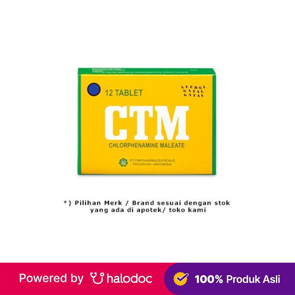 CTM 4 mg strip isi 12 Tablet