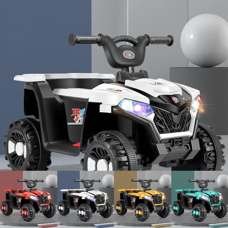 Cutiehaus Children Electric ATV Four Wheel Rechargeable Toy Car 2 To 6 Years Old Baby Off Road Toy Car