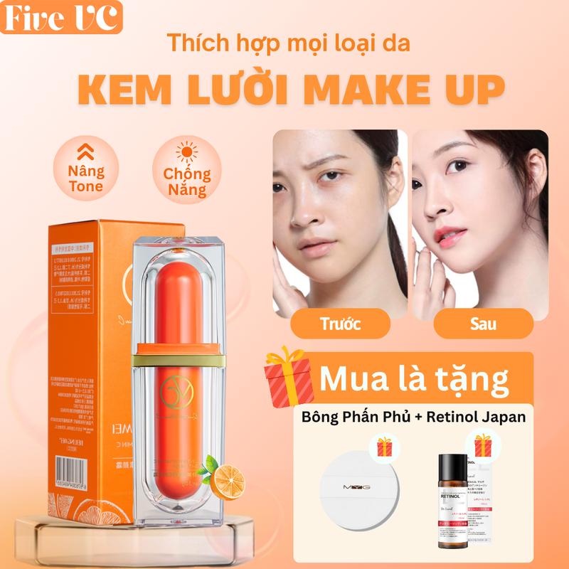  Kem Lười Five VC – Che Khuyết Điểm Nâng Tông Dưỡng Da – Chống Nắng Làm Sáng Tự Nhiên | Chính Hãng 