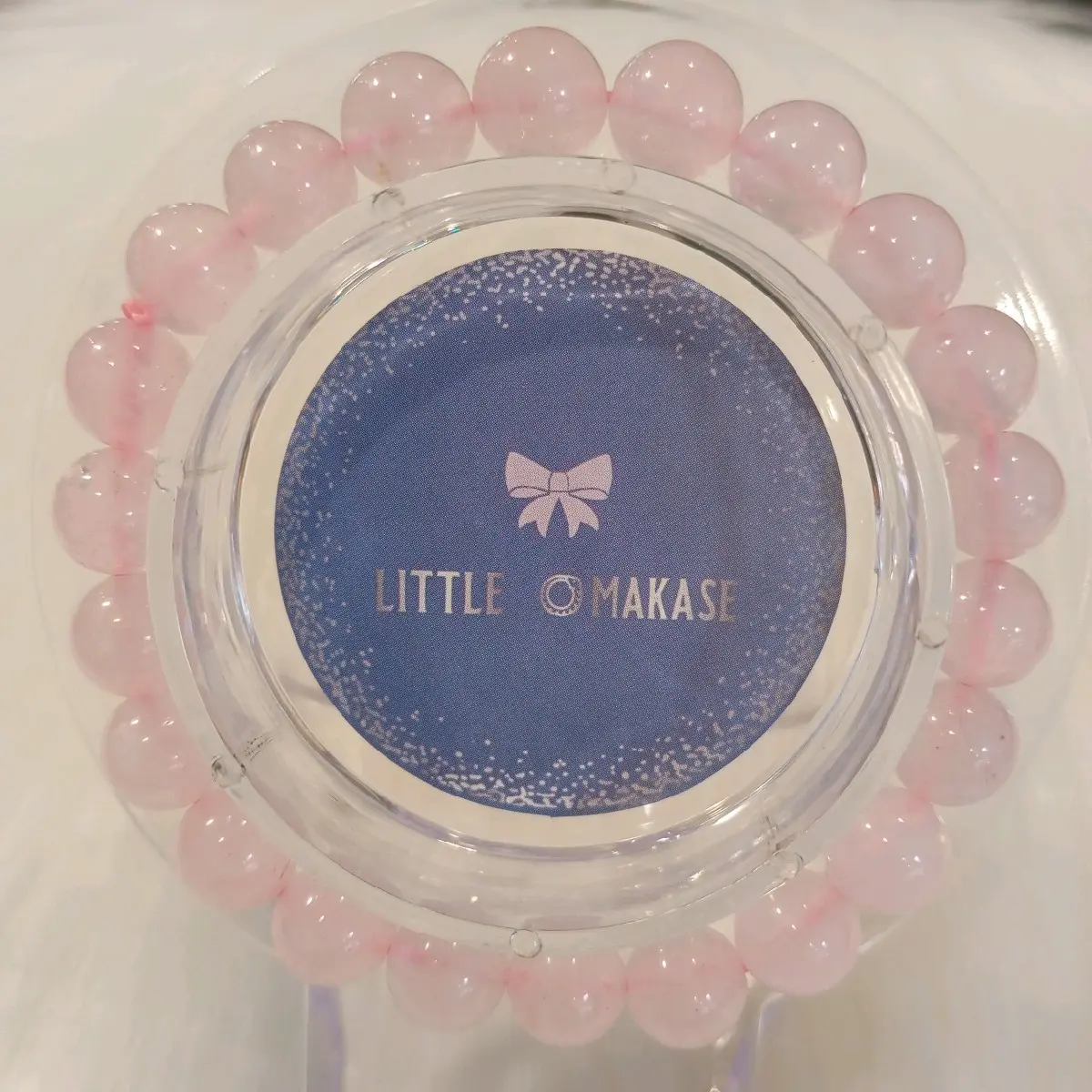 Natural Crystal Rose Quartz 8mm