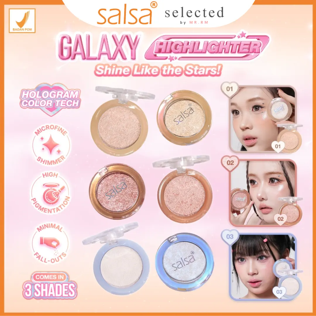 SALSA Galaxy Highlighter – Highlighter | Make Up Douyin Korea | MakeUp | Shimmer High Pigmented