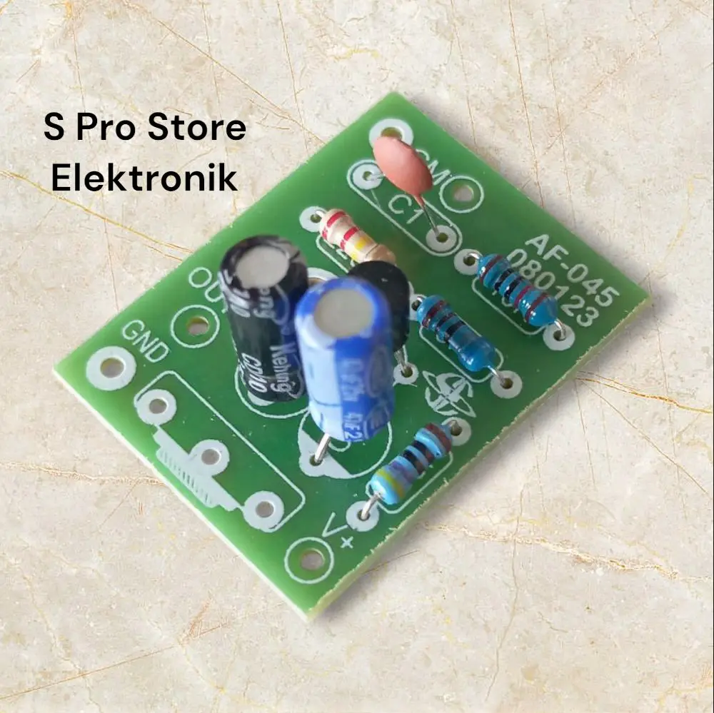 Pream Mic 1 Transistor Tanpa potensio Amplifier