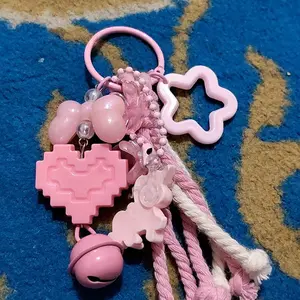 Gantungan kunci tas / Gantungan Kunci kristal / Gantungan hp / gantungan kunci Aesthetic/ Keychain/ Bag Charm Aesthetic/Gantungan Tas wanita / Gantungan Aksesories/ Hiasan Tas Aesthetic
