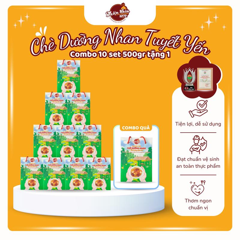 ComBo 10 tặng 1 10 Hộp Chè Dưỡng Nhan 500gr 14 Vị Tặng 1 Hộp Cùng Loại