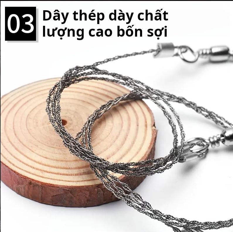 Product Introduction of Cưa dây, thép không gỉ, xích dây, cưa tiết kiệm sống, đồ dùng cắm trại, dụng cụ sinh tồn ngoài trời, thích hợp để cưa dây 1