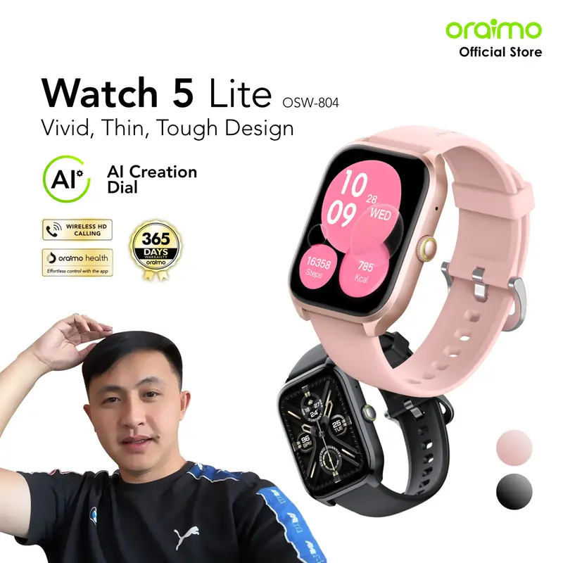 tekno_mks Smart Watch Jam Tangan Pintar Ponsel iOS Android