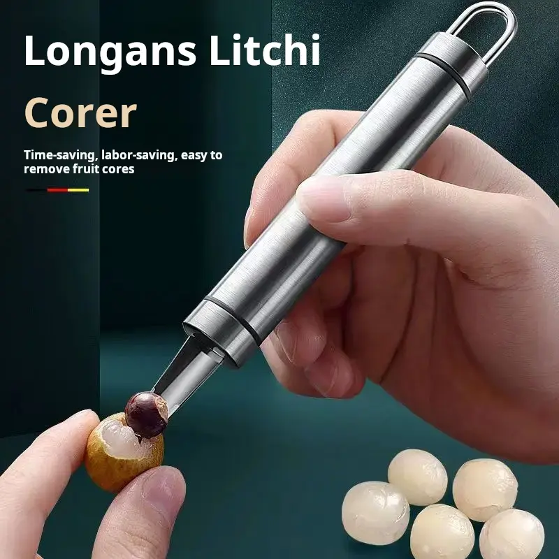 Dụng Cụ Lấy Lõi Tôm Bằng Thép Không Gỉ, Dụng Cụ Hữu Ích Cho Sợi Tôm, Dạ Dày Tôm Và Não Tôm, Loại Bỏ Thịt, Loại Bỏ Hạt Longan, Dụng Cụ Gọt Vỏ, [Thanh Toán Khi Nhận Hàng] 4