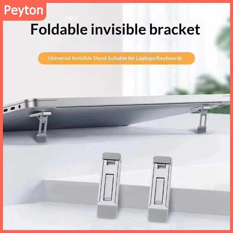 Có Thể Gập Lại Bàn Phím Riser Đứng 2Pcs Có Thể Điều Chỉnh Nghiêng Mini Máy Tính Xách Tay Chân Không Trượt Bàn Chiều Cao Riser Cho Ergonomic Đánh Máy Phòng Thu Văn Phòng