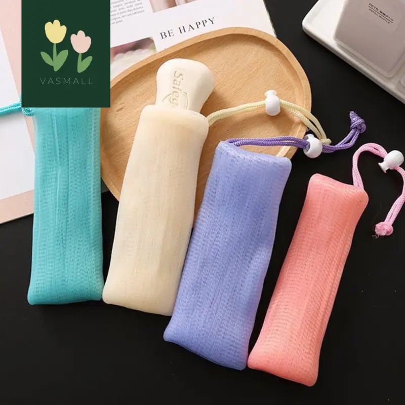 VASMALL - JARING BUSA SABUN BATANG MANDI TEBAL | JARING SPONS SABUN BATANG DOUBLE LAYER 2
