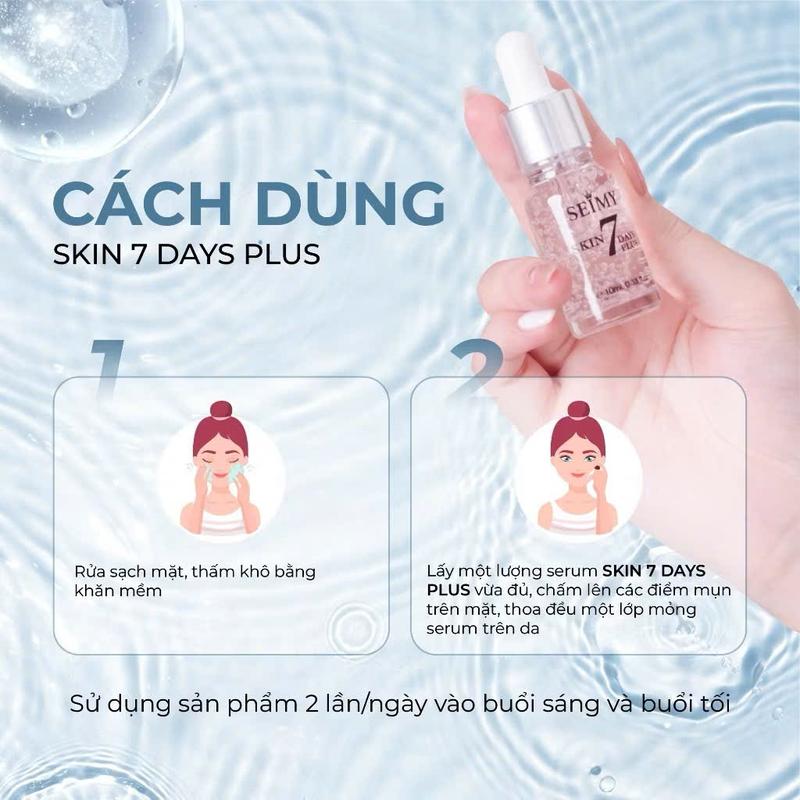Serum giảm mụn thâm Seimy - Skin 7 Days Plus - 10ml.. 5