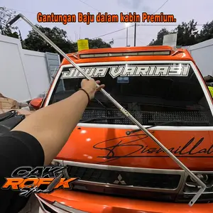 GANTUNGAN BAJU DALAM KABIN BAHAN STAINLESS TRUK PICKUP PREMIUM